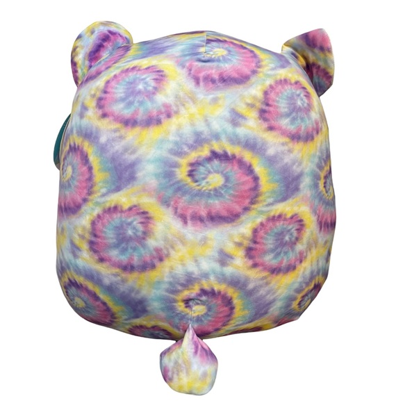 JONESSA THE TIE DYE BEAR 💞 JUMBO 20” SQUISHMALLOW “RARE” - Picture 3 of 4